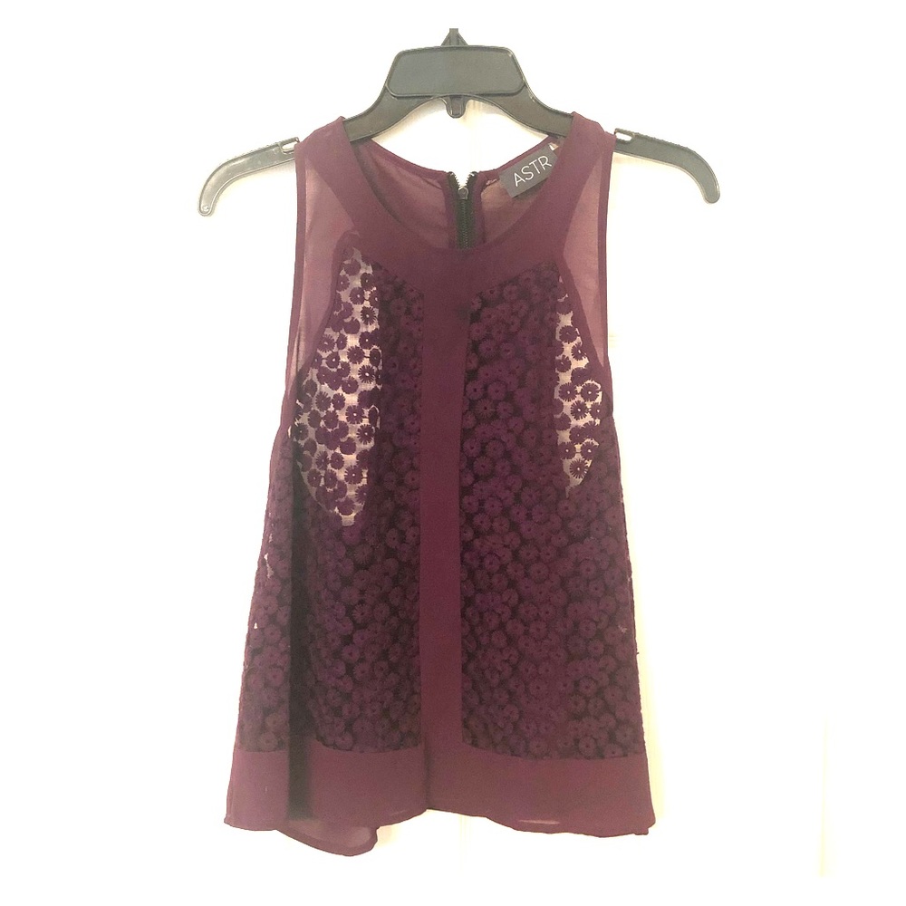Purple Sheer ASTR Tank
